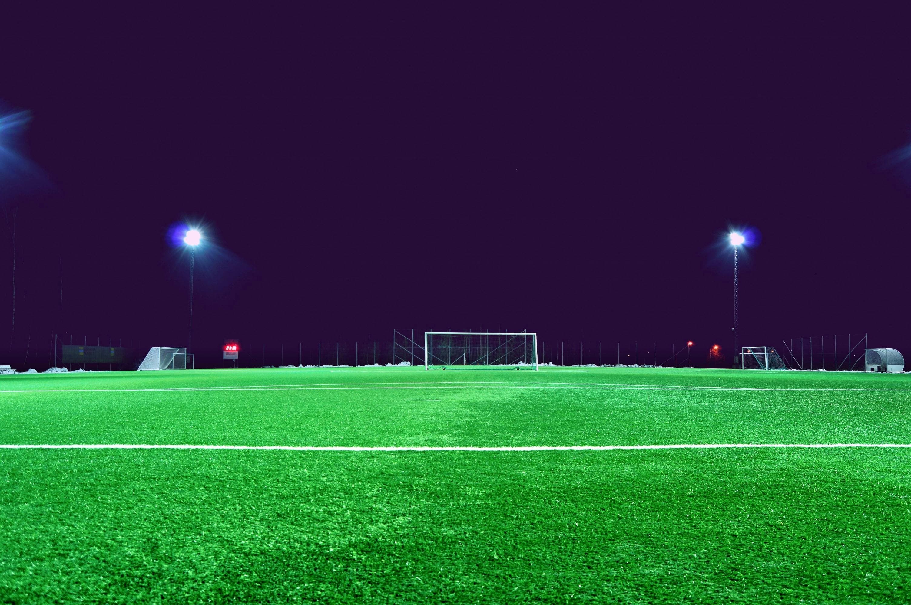 Lapangan La Mania saat latihan sore